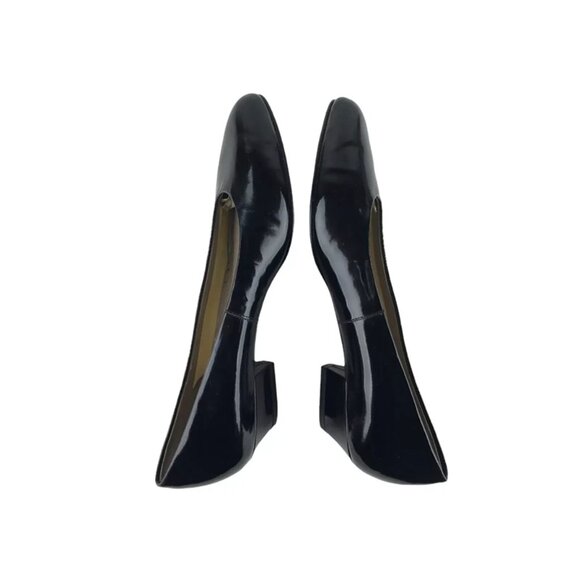 Florsheim Womens Comfortech Black Pointed‎ Toe Block Pump Heel Size US 7.5 N - Picture 6 of 10